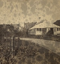 View on the Public Garden Boston - John P. Soule Stereoview Massachusetts  picture