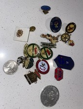 Lot Of 15  Shriner's pinback Buttons Memorabilia Masonic Potenate Token Azan picture