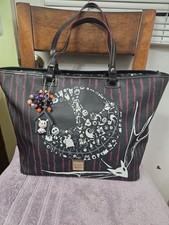 Disney Parks Dooney & Bourke Nightmare Before Christmas Jack Large Tot EUC picture