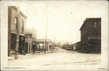 GLADE RUN PENN PA Street Scene Ghost Town Antique RPPC picture