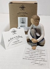 NEW Willow Tree CARING CHILD Figurine Susan Lordi DEMDACO 26228  picture