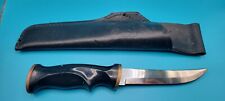 Vintage Sandvik of SWEDEN Stainless Steel Hunting KNIFE with Sheath picture