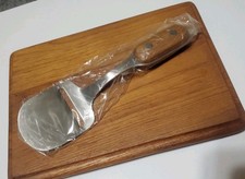Vtg 1970s Goodwood Genuine Teak Cheese Board & Slicer NOS #9105 10