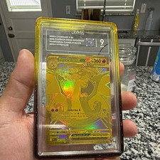 TAG 9 2025 Pokémon Mega Charizard X EX Holo Phantasmal Flames 130/094 picture