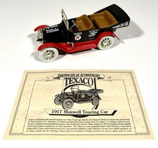 Texaco 1917 Maxwell Touring Car Coin Bank Ertl Collector Series 14 w/ Cert & Key picture