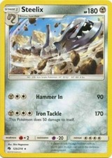 POKEMON CARD STEELIX 125/214 NO 208 IRON SNAKE POKEMON TCG CCG picture