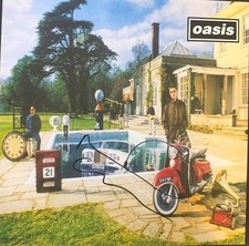 Signed Noel Gallagher Be Here Now Vinyl Oasis Steve Grad Coa Authenticated picture