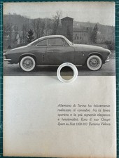 Rare 1954 Fiat 1100-103 Turismo Veloce German Coupe’ Sport Advertising picture