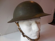 Vintage Original M1917A1 Steel Combat Helmet US Military w/Liner/Chin Strap picture