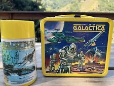 Vintage 1978 Aladdin Battlestar Galactica Lunch Box w/ Thermos picture