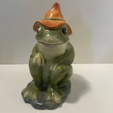 2004 American Retro Hillbilly Frog Cookie Jar picture