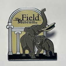 Field Museum Elephant Pin - Chicago Museum Souvenir - Metal Enamel Lapel Pin picture
