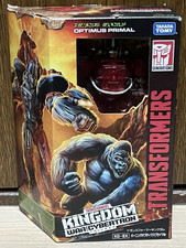 Transformers Kingdom KD-EX Burning Optimus Primal Takara Tomy Figure Japan picture
