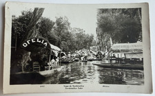 c1930s RPPC Mexico Xochimilco Lake Canal Trajinera Boat OFELIA Postcard  picture