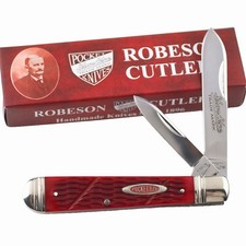Robeson Cutlery English Jack Folding Pocket Knife Red Jigged Bone picture
