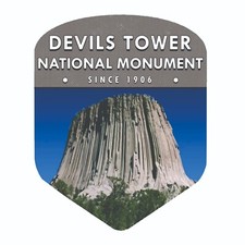 Devil's Tower Sticker Wyoming Park Decal picture