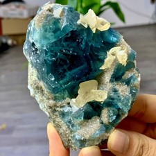 344G Rare Blue Green fluorite cubic mineral crystal sample/Zhejiang picture