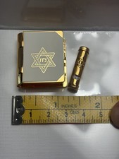 Vintage Miniature Decorative Judaica Prayer case/Torah box picture