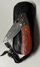 William Henry Knife Collectors One Of A Kind Apple Coral, Sapphire, Mike Norris picture