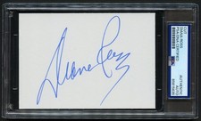 Diana Ross signed autograph 3.5x5 Cut Singer The Supremes RC PSA Slabbed picture