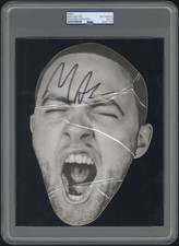 Mac Miller ~ Signed GO:OD AM Tour Unpeeled Autograph Fathead Sticker ~ PSA DNA picture