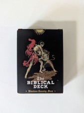 Playing Cards, The Biblical Deck by 1924US, Hand Illustrated, Collectible picture