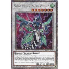 Yugioh RA04-EN249 - Clear Wing Synchro Dragon - Platinum Secret Rare - 1st NM picture