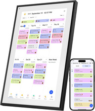 21.5 Inch Digital Calendar Wall Touchscreen Smart Chore Chart+Monthly and Weekly picture