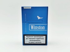Cigarette Case Winston Pack Cigarettes Smoking Box Collectible Tobacciana Promo picture