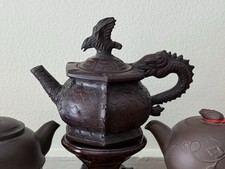 NEW.  Never used.  Chinese Purple Clay Dragon Teapot.  I purchased in Tawain. picture