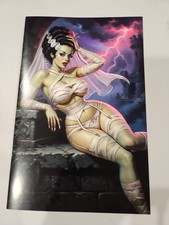 Pin-Up Queens Exclusive The Bride Of Frankenstei Lingerie Cool Comics Ltd 100 picture