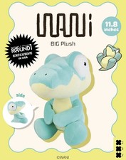 New Fukuya WANI Teal Crocodile 11.8” BIG Plush Round 1 Exclusive NWT US Seller picture