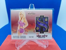 Crystal Hefner Bench Warmer Vegas Baby Sin City Swatch Gold #/50 (MEM) picture