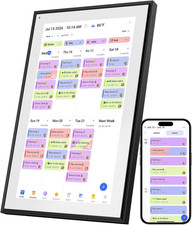 21.5 Inch Digital Calendar Wall Touchscreen Smart Chore Chart+Monthly and Weekly picture