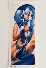 Vertical Curvz: Thaylo (1994) - Original 4x8 Art Print Signed John Zeleznik +COA picture