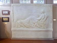 Cornish New Hampshire Augustus Saint-Gaudens Hawthorne Marble Carving 1900s picture