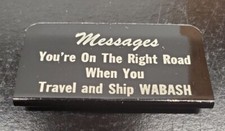 vintage Wabash Railroad message minder tab - Ultra RARE picture
