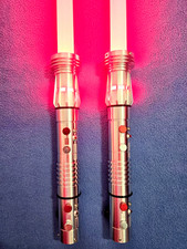 Darth Maul Lightsaber Staff Installed With xRGB Starwars Replica Dueling Saber picture