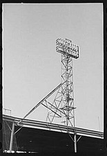 Photo:Saint Paul Minnesota 1937 Baseball Park Light Standards Stadium Sign picture