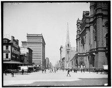 Philadelphia PA North Broad Street 1900s Masonic Temple Commercial Street picture