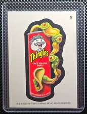 2020 Wacky Packages Weekly Series - June Week 1 - Thingles 5 Puzzle Back picture
