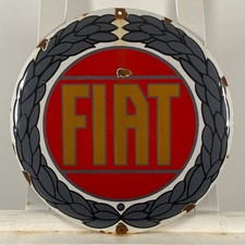 FIAT - Enamel Sign - Ø 41cm (16.1
