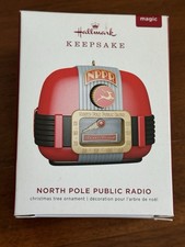 HALLMARK 2019 NORTH POLE PUBLIC RADIO ORNAMENT picture