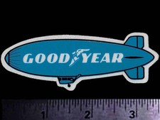 GOOD YEAR Blimp - Original Vintage 1970's Racing Decal/Sticker - 3.50 inch picture