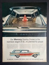 Vintage 1959 Mercury Station Wagon Print Ad picture