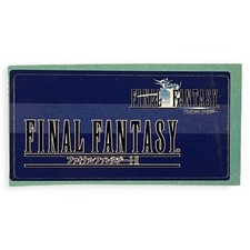 Sony PS1 Final Fantasy Origins I & II 1 & 2 Memory Card Sticker JP Mag Promo picture