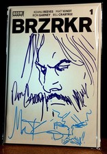 BRZRKR #1 Original Art Sketch Cover Ron Garney, Matt Kindt 9.6+ 9.8 Keanu Reeves picture