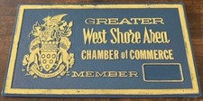 Greater West Shore Area Booster License Plate ? Sign? Chamber of Commerce PA picture