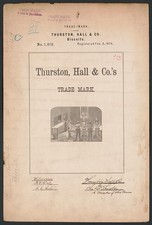 Photo:Thurston Hall Co Biscuits Trade Mark Registration 1874 picture