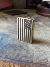 American Flag | USA Flag Zippo Armor Brass | Deep Engraved picture